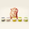 Trousse assortiment de 5 baumes bien-être à base de plantes, par Yuluka